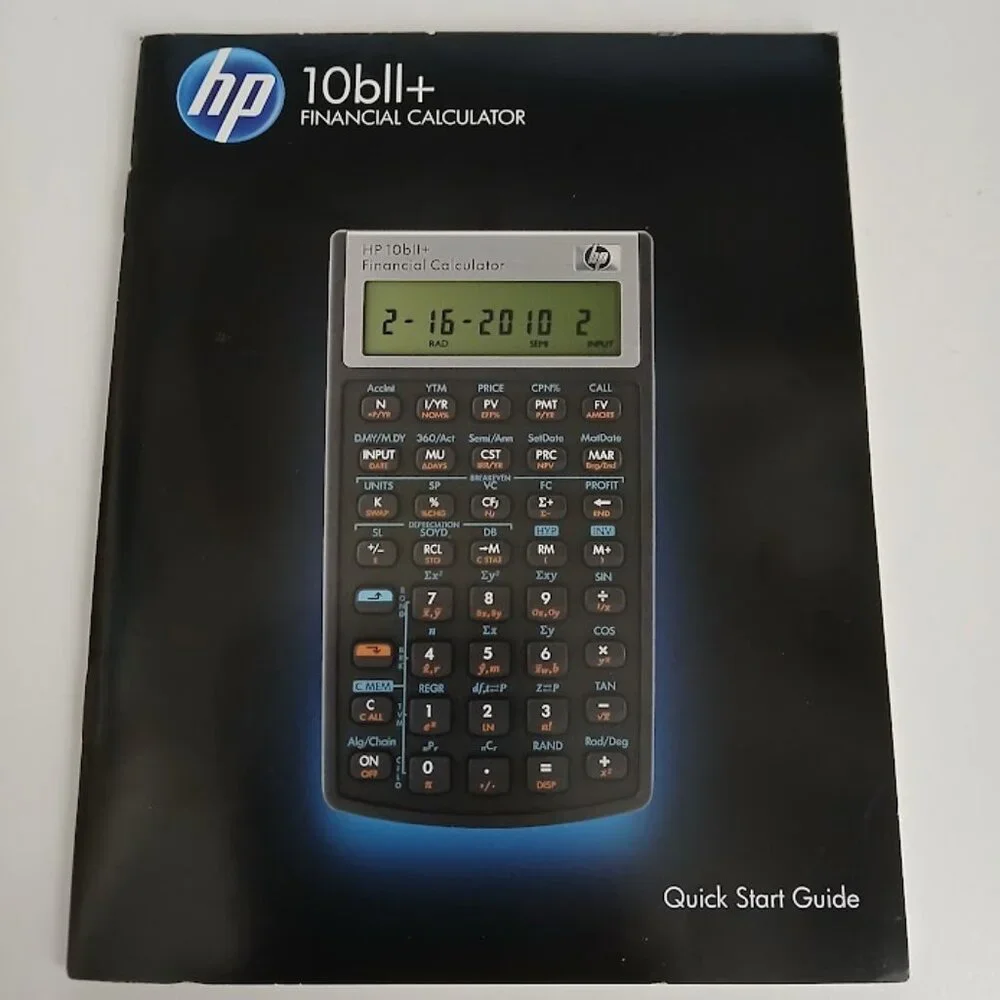 HP 10bII+ Financial Calculator
